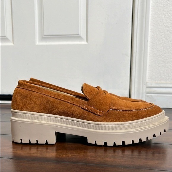 Portland Leather Women's Patina Zoe Chunky Platform Loafer size 11 Mint - Picture 3 of 15